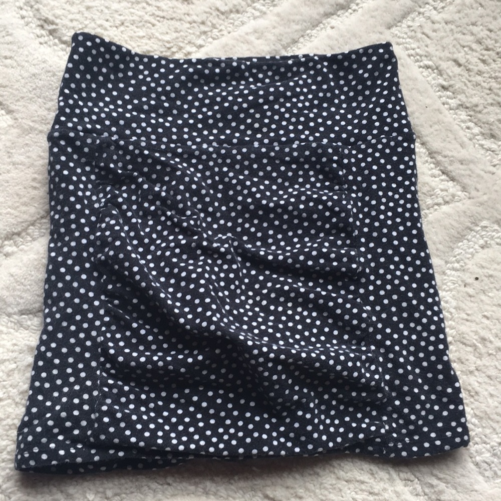 Free people polka dot bandage skirt